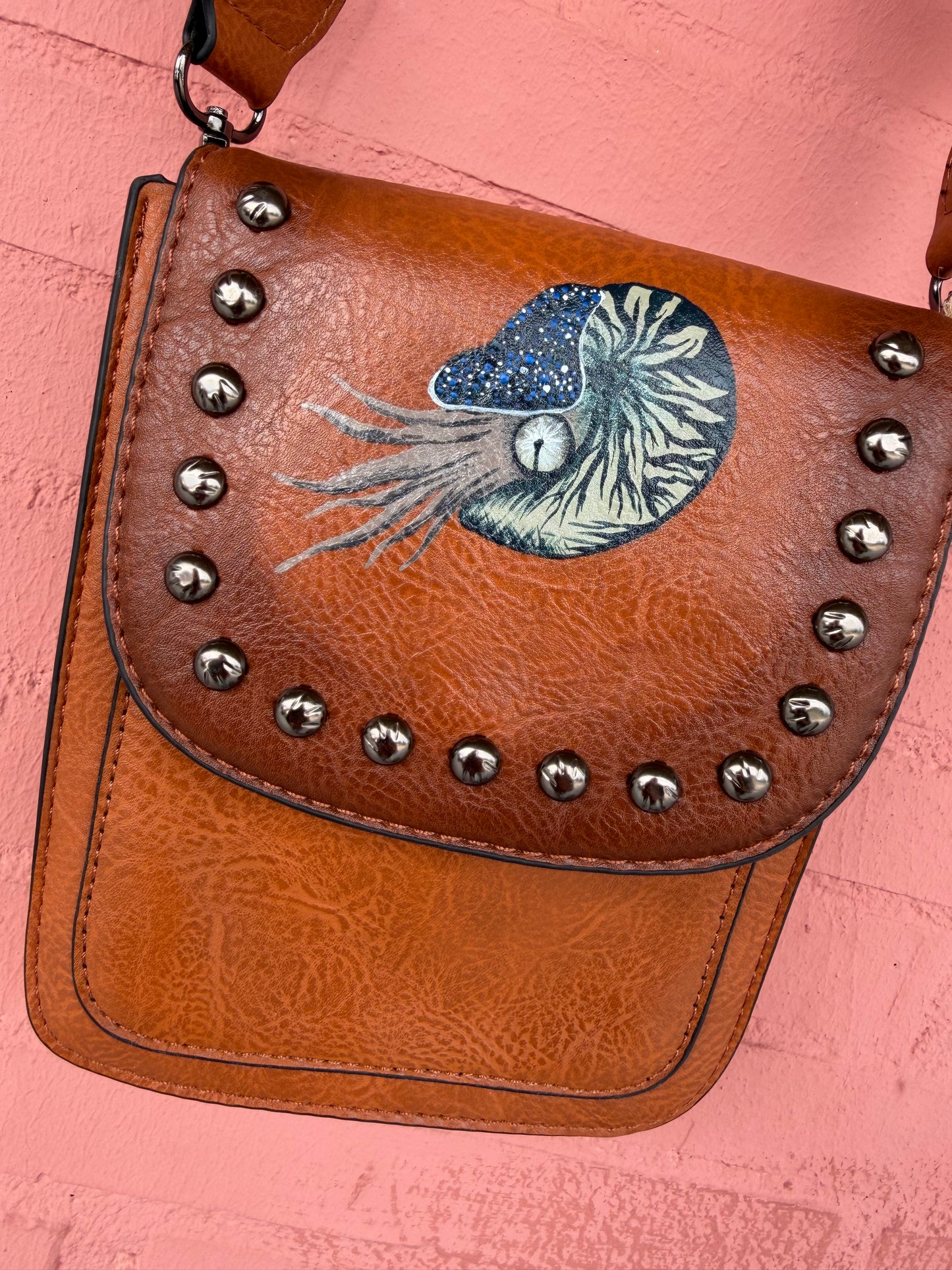 Hand Painted Bag *Nautilus*