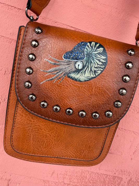 Hand Painted Bag *Nautilus*