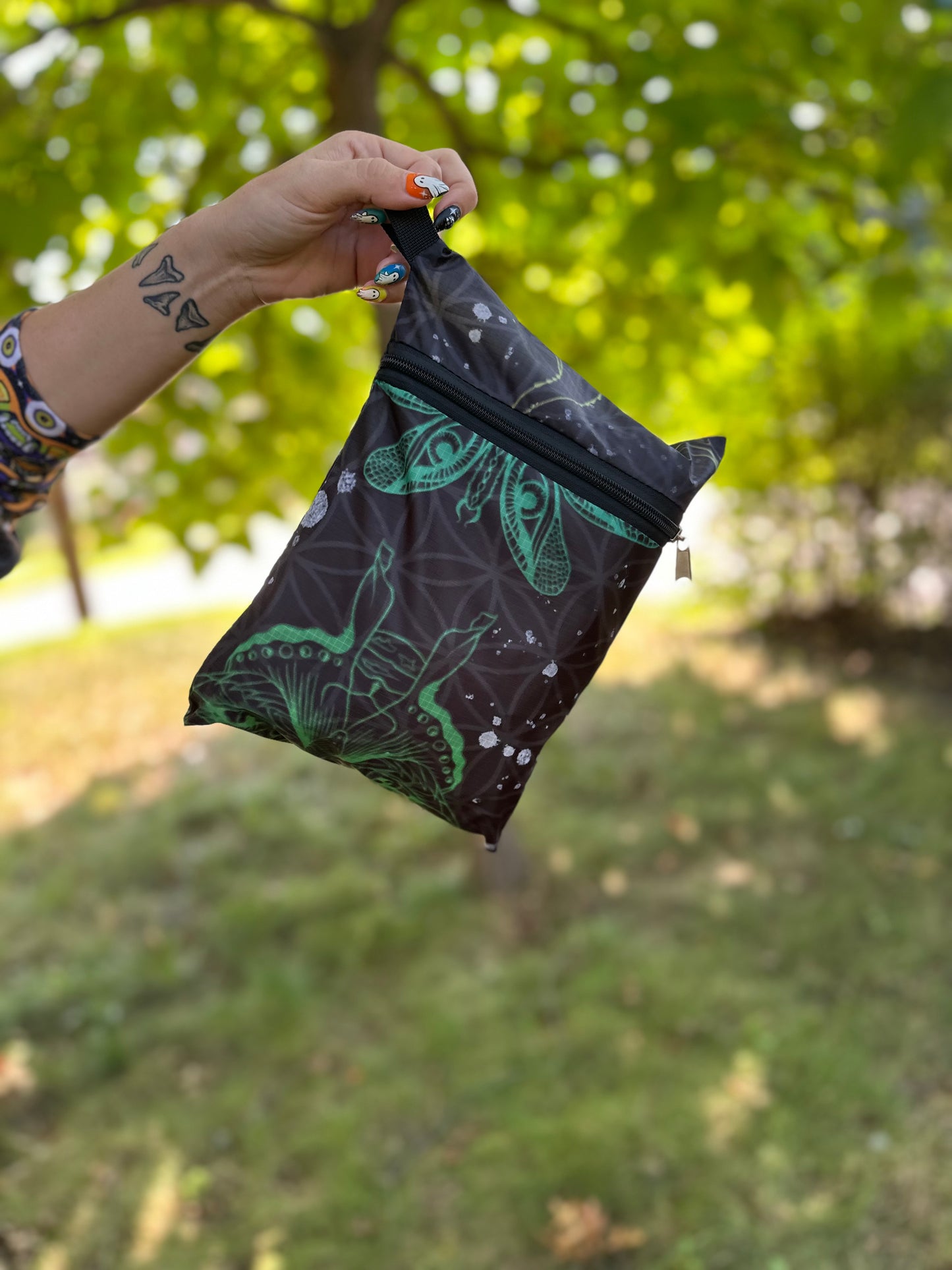 Purple Echeverium Rain Poncho (presale)