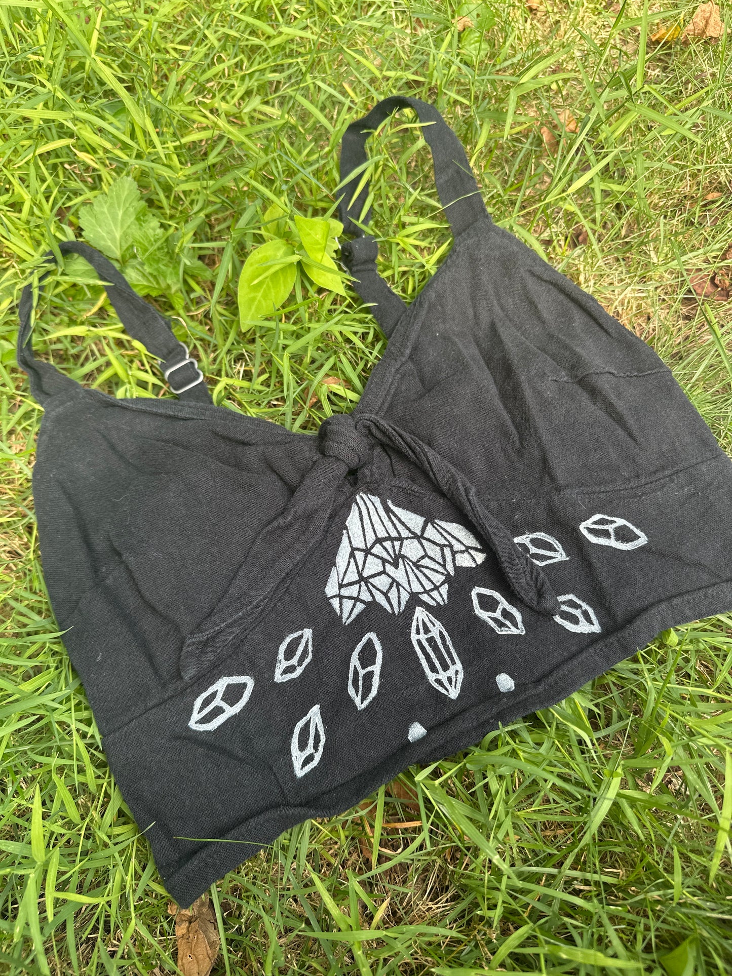 Crystal cluster Crop Top-small