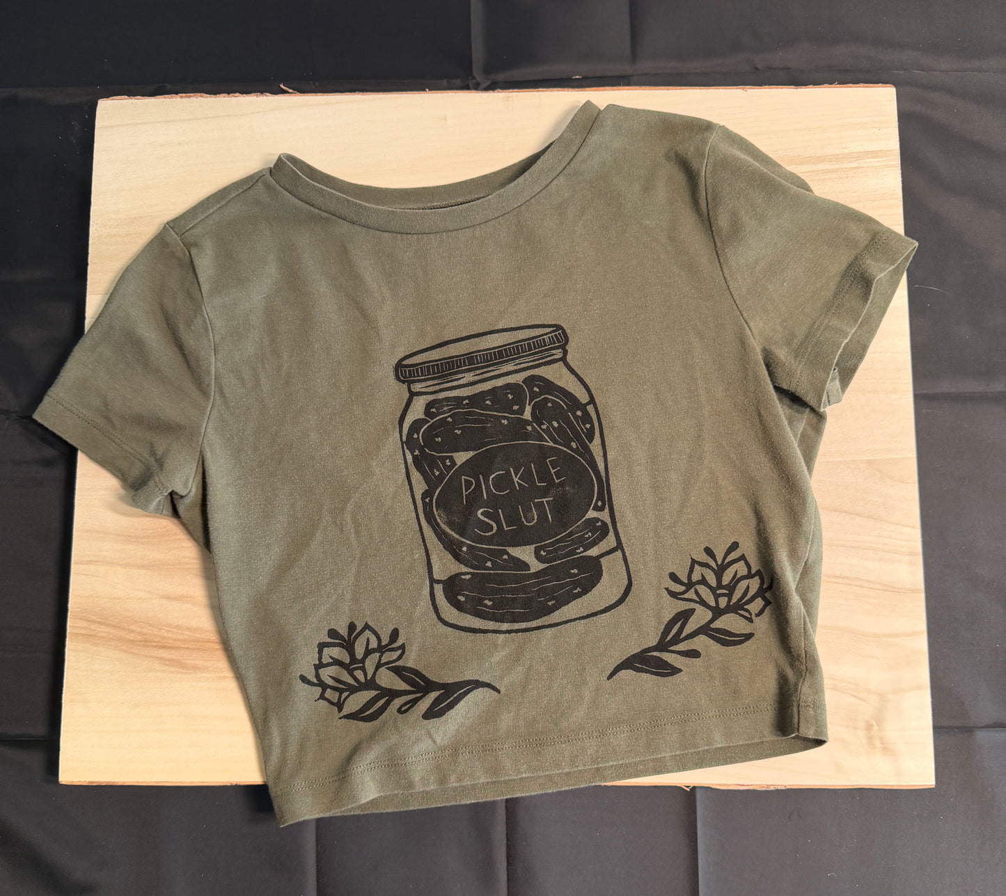 Pickle Slut Crop Top *Small*