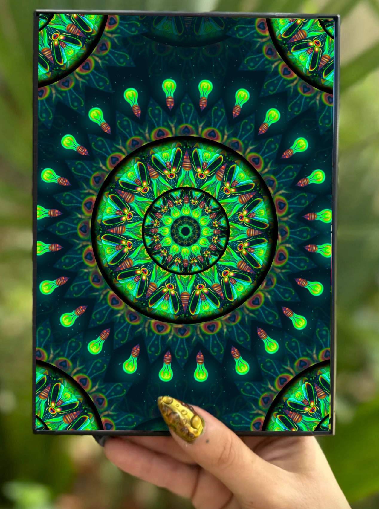 Illuminate Kalidescope framed Print