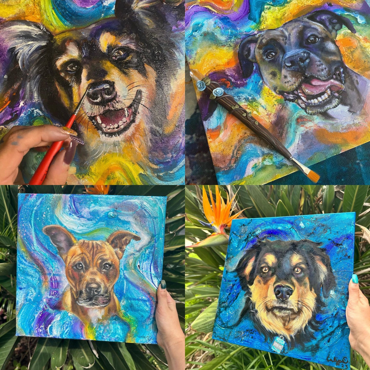 Pet portrait commission