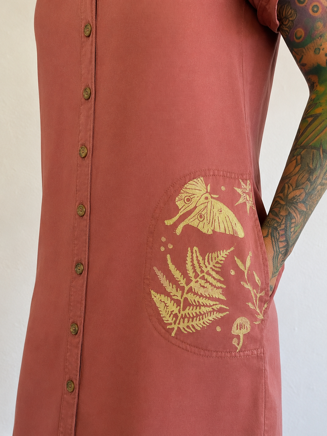 Woodland Pocket Dress *Roomy Small*