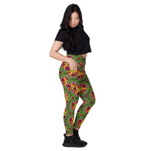 Load image into Gallery viewer, Monstera Madness Pocket Leggings