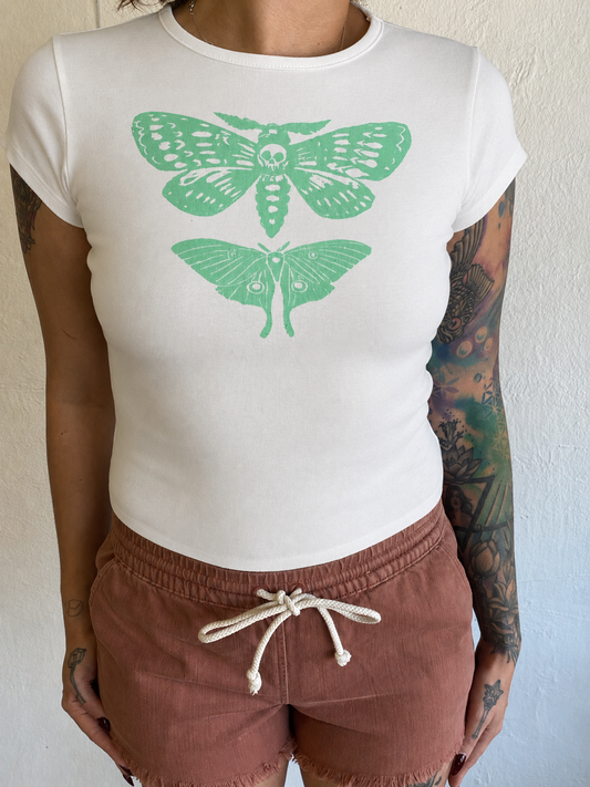 Minty Moth Tee *X-Small*