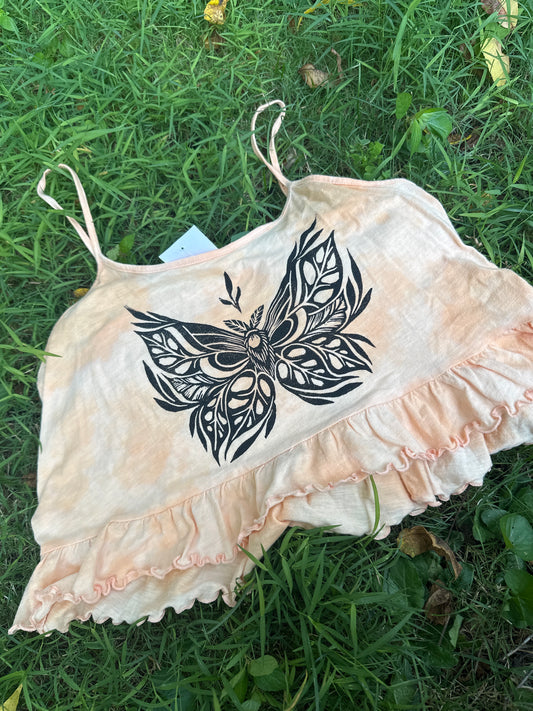 Mothstera crop top - Extra Large