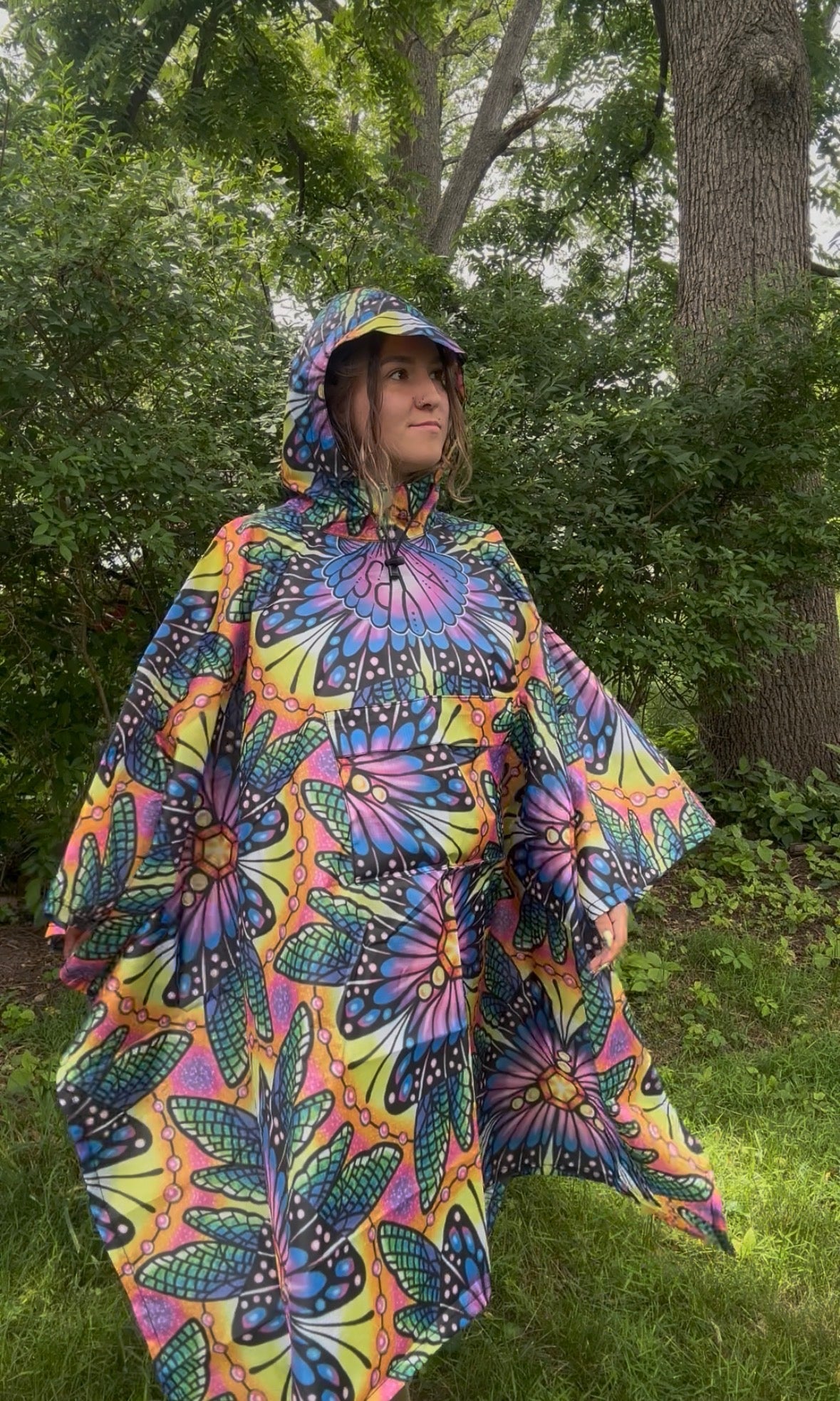 Forest Fairy Rain Poncho