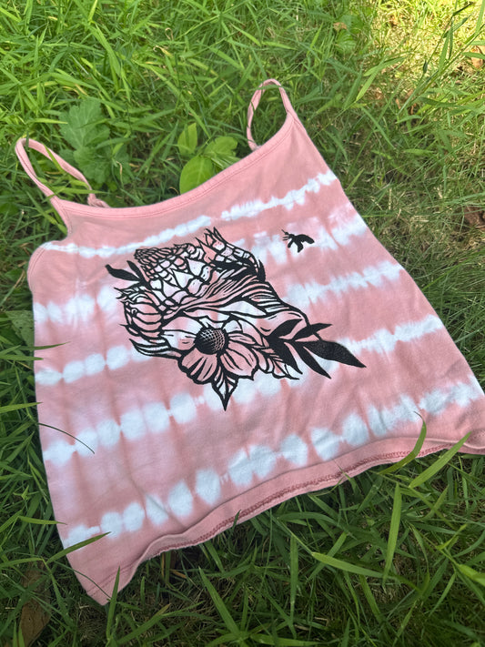 Blossom Beach braided Crop Top-small