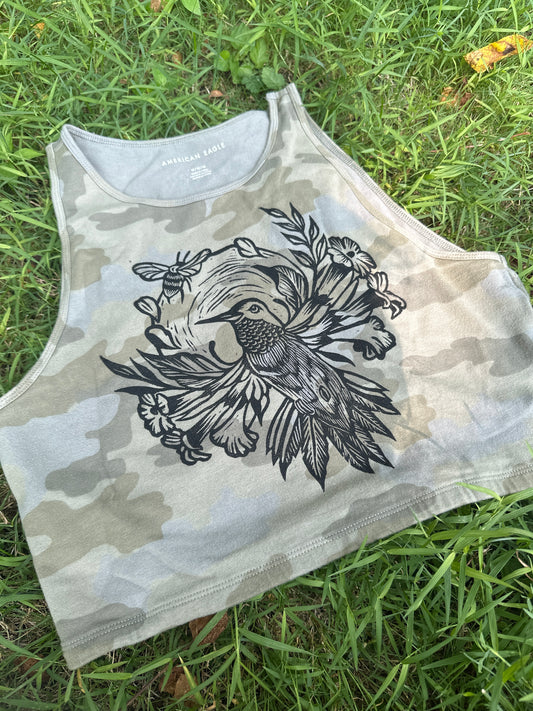 Pollunators crop top - Medium