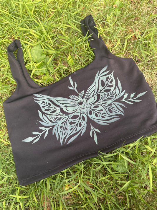 Mothstera Crop Top-small