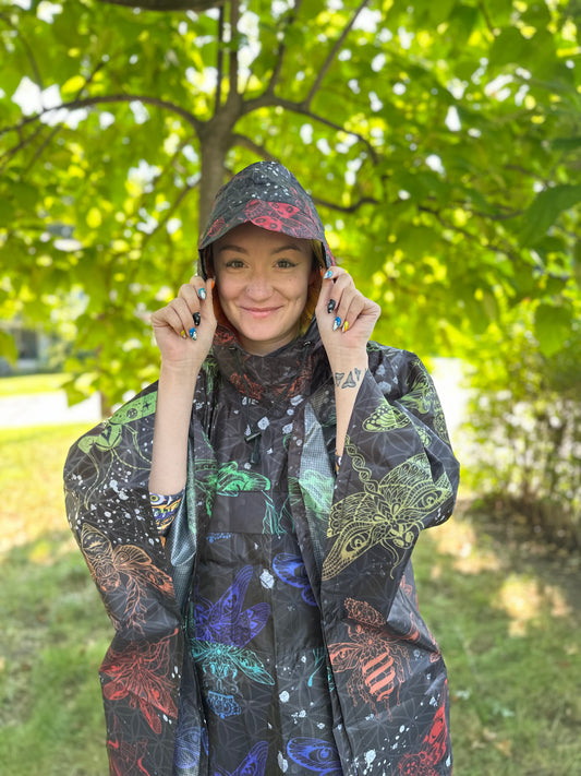 Purple  Echeverium Rain Poncho (presale)