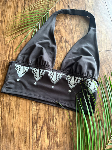 Obsidian crop top (medium)