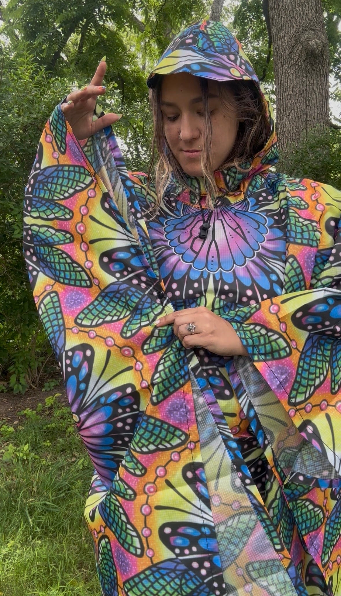 Forest Fairy Rain Poncho