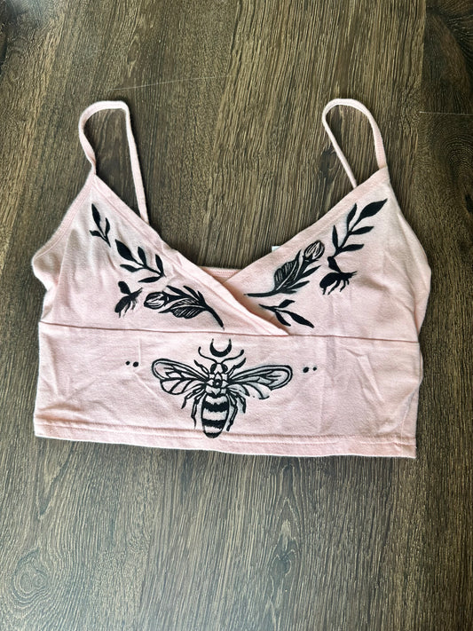 Block print Crop tops