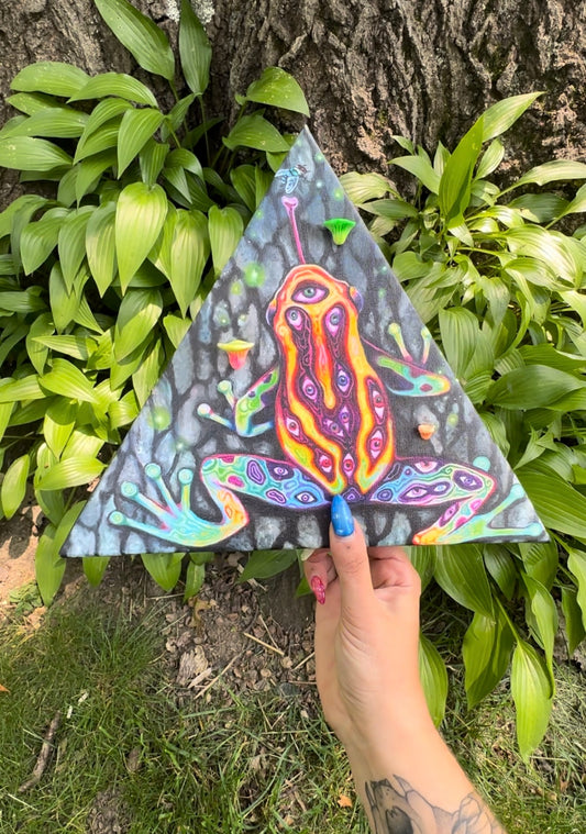 Embellished Psychedelic Dart Frog