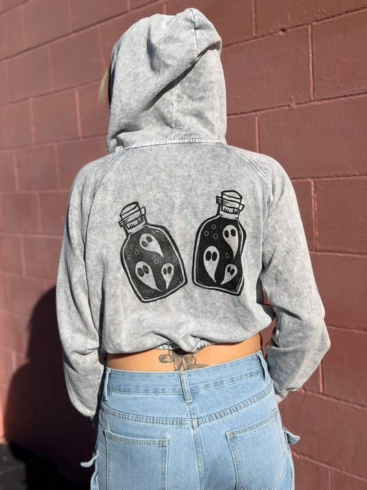 Bottle of Boos Crop Hoodie