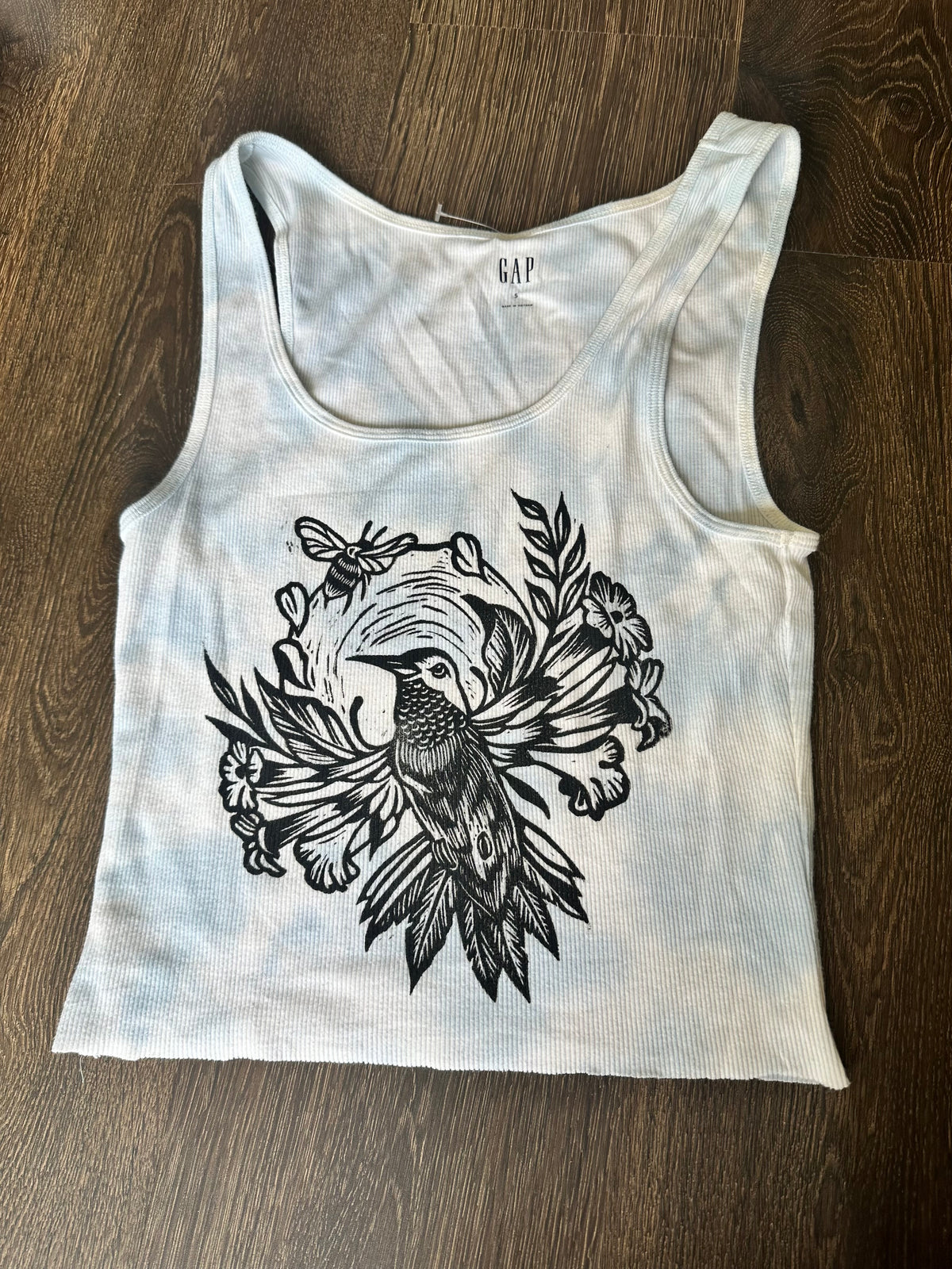 Block print Crop tops