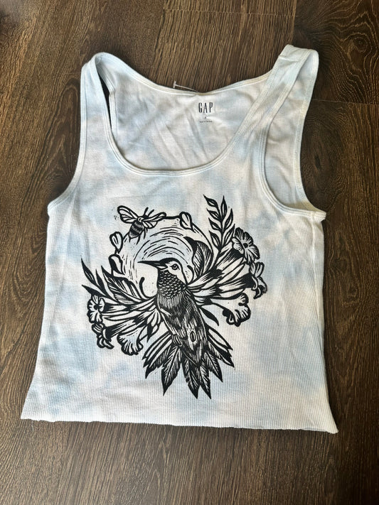 Block print Crop tops