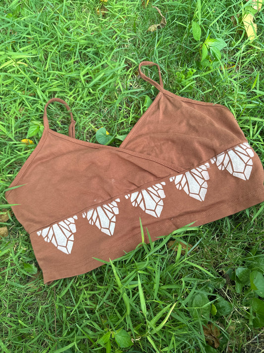 Crystal Cluster crop top - Large