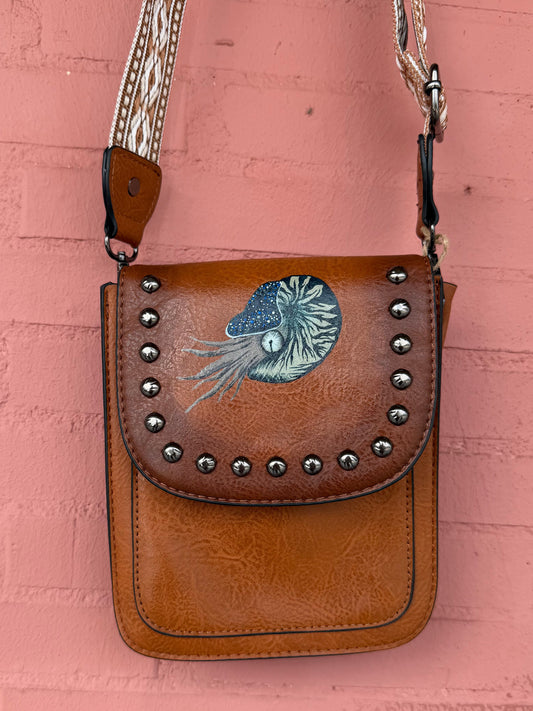 Hand Painted Bag *Nautilus*