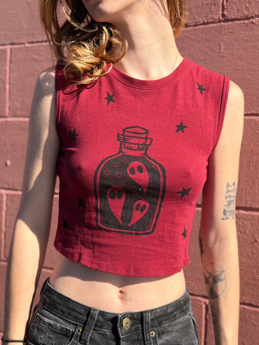 Bottle of Boos Crop Top - Medium