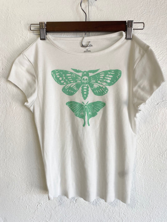 Minty Moth Tee *X-Small*