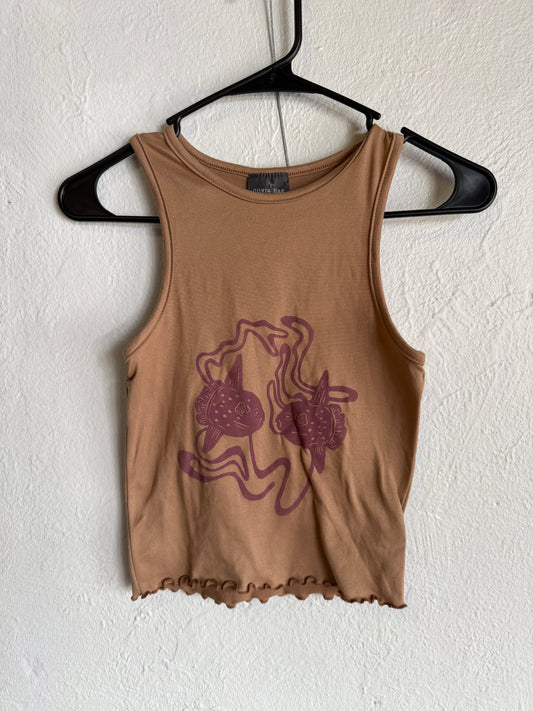 ‘Sunfish Lovers’ Crop Tank - *XS*