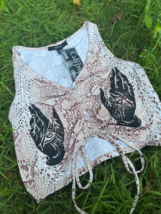 Serpent Serum crop top - Large