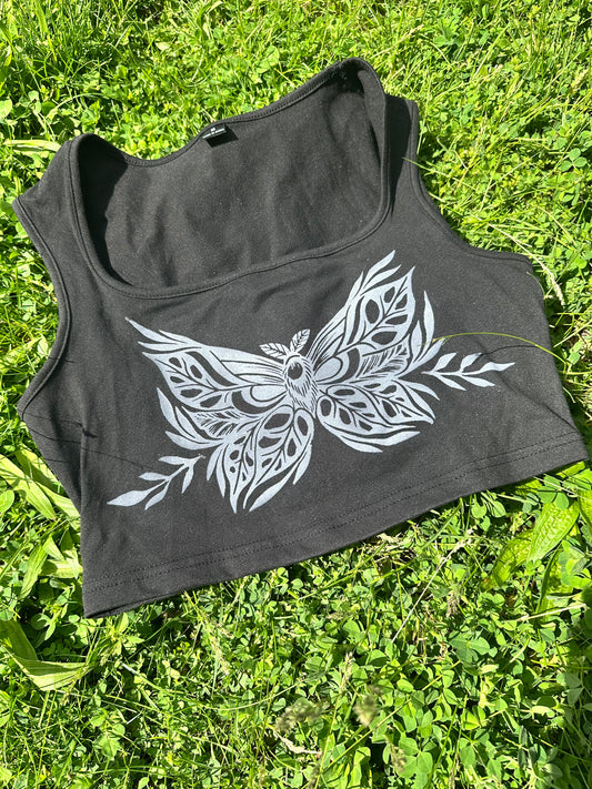 Mothstera Crop Top (medium)