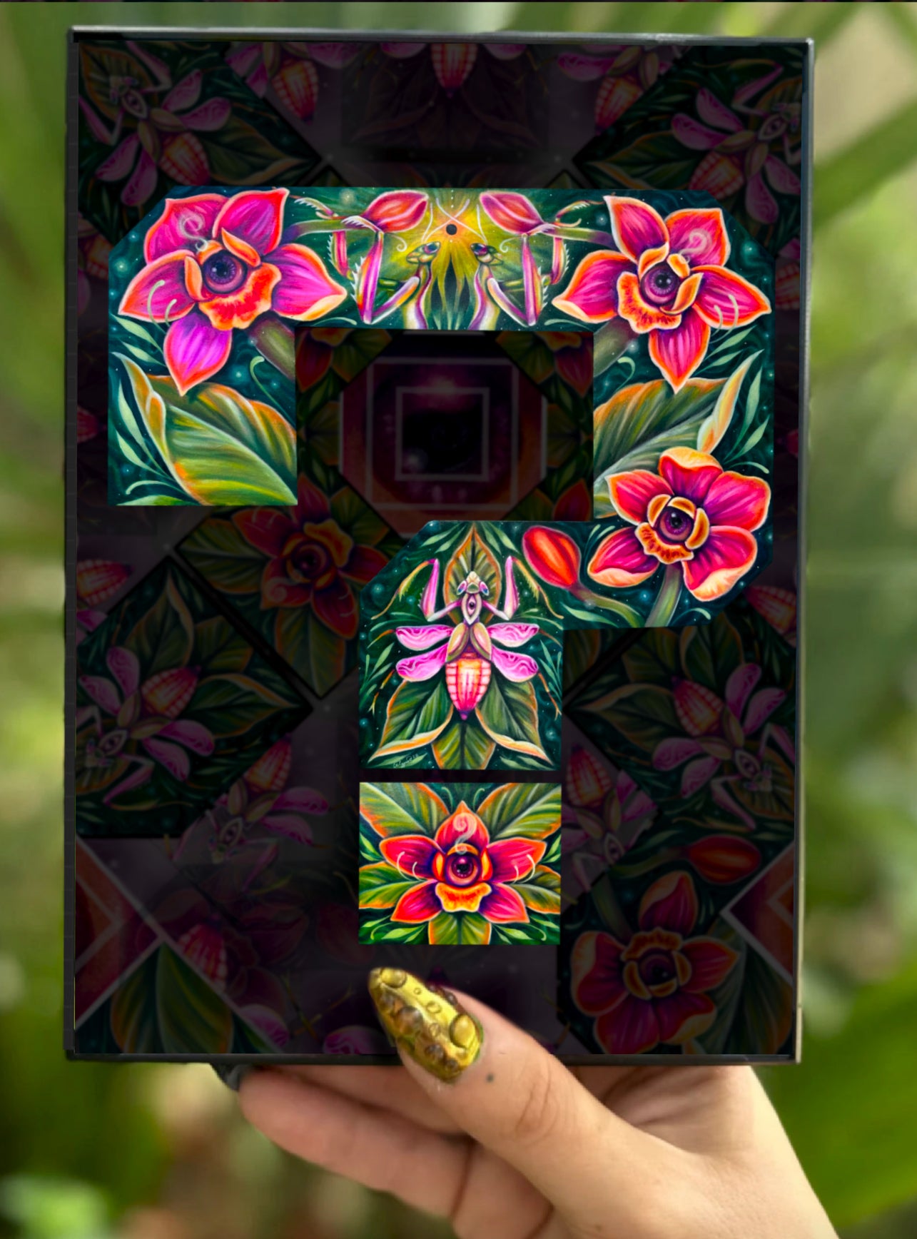 Rhythmic Mimic Framed Print