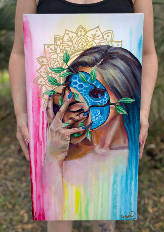 Growing Authenticity canvas print