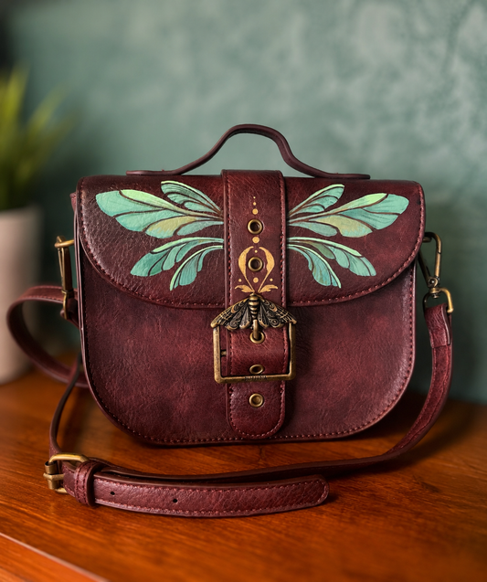 Moth Fae Bag - Hand Painted