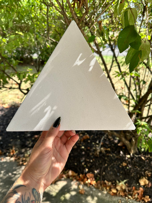 Blank Triangle Canvas