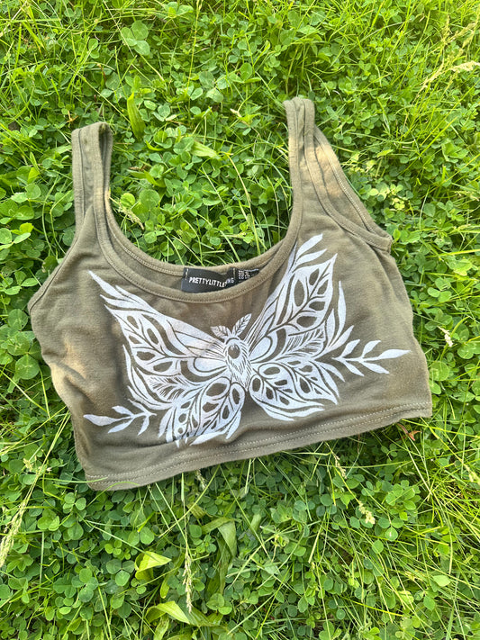 Mothstera Crop top (small)