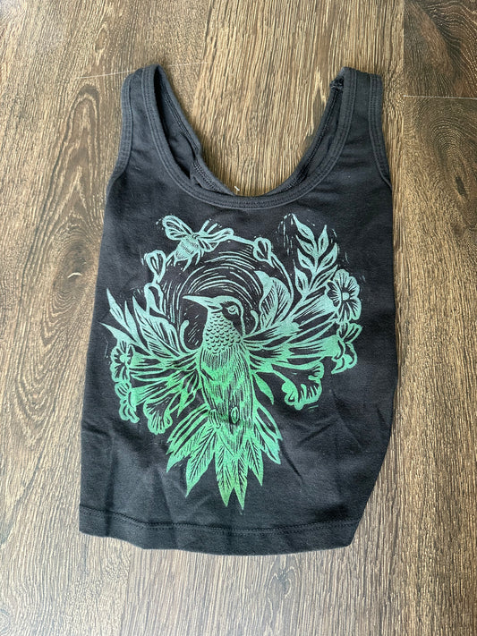 Braided Pollunators Block print Crop top