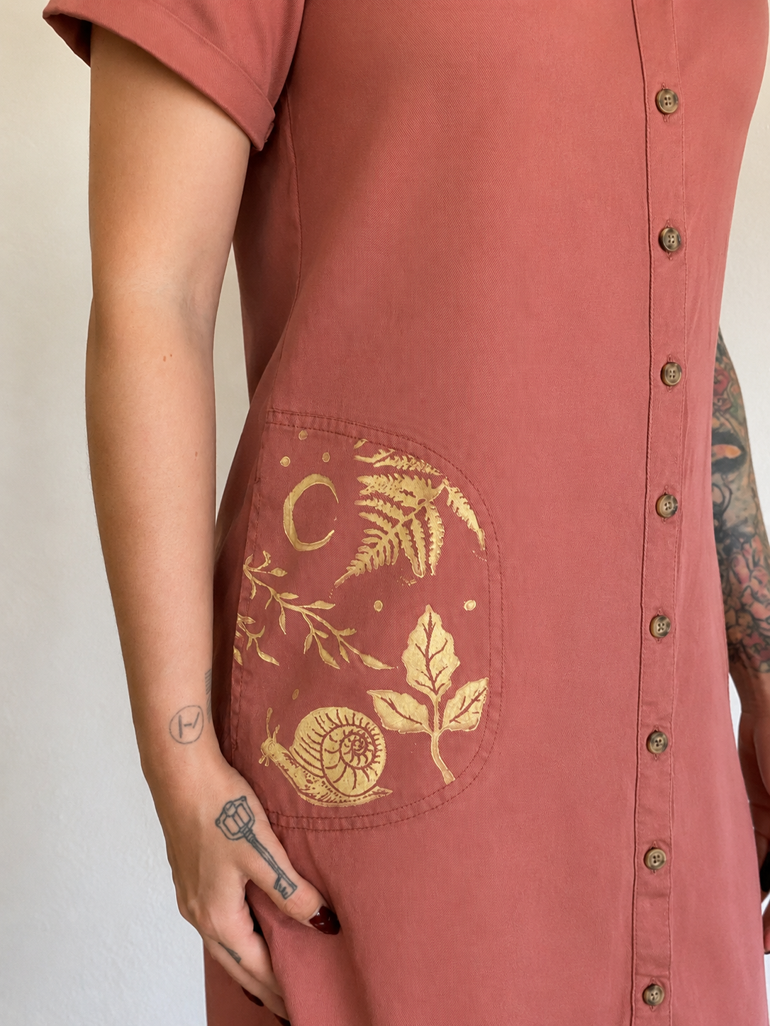 Woodland Pocket Dress *Roomy Small*