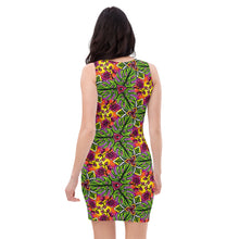 Load image into Gallery viewer, Monstera Madness pencil dress