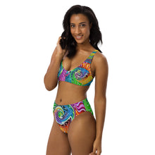 Load image into Gallery viewer, Liquid Ammonite high-waisted bikini