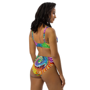 Liquid Ammonite high-waisted bikini