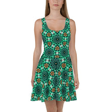 Load image into Gallery viewer, Emerald City Skater Dress